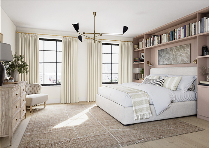 The British Stripe Co. Elizabeth, Dover No.1 - Made to Measure Curtains - Image 7